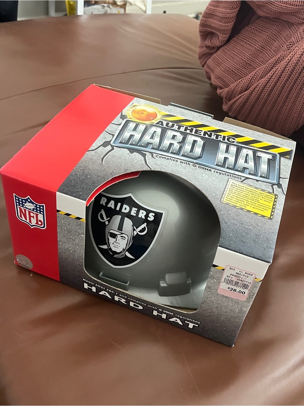 NEW Y2K Oakland Raiders hard hat adult size rare find